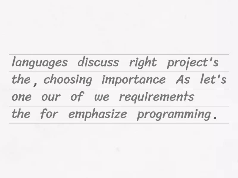 emphasize and emphasis - Unjumble