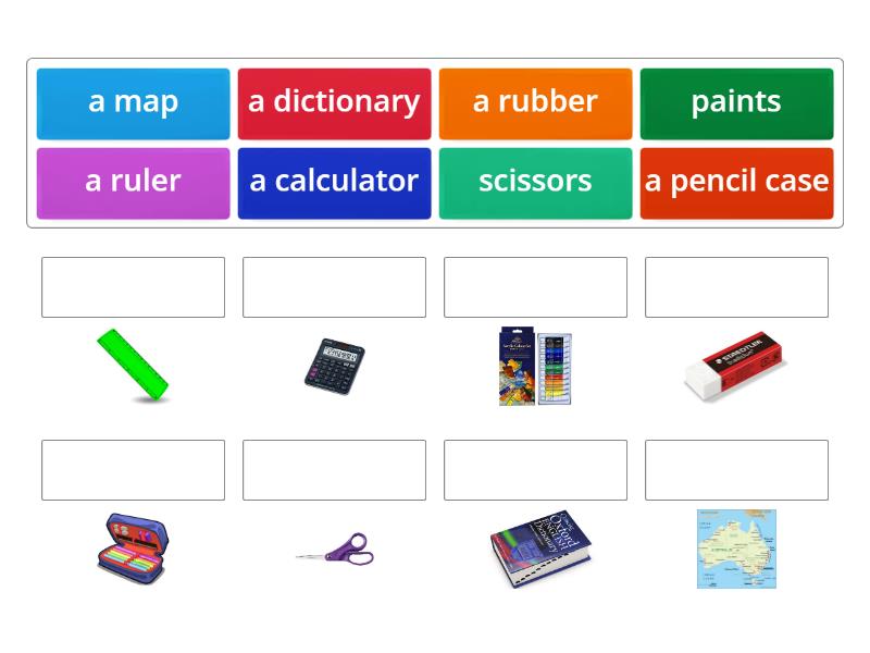 school things - Match up