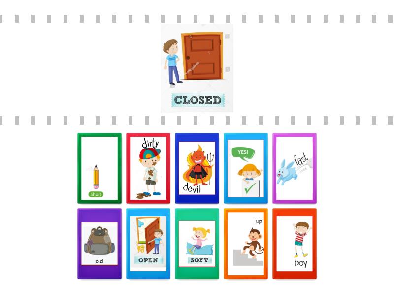 (Antonyms). - Find the match