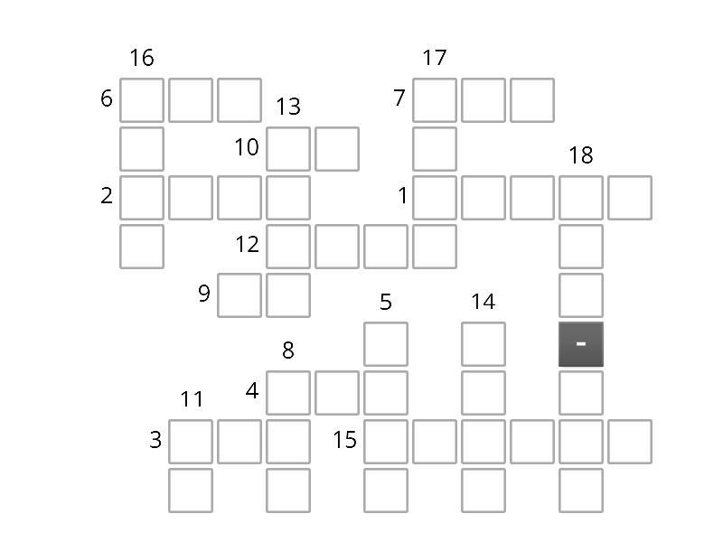 A letra : cruzadinhas - Crossword