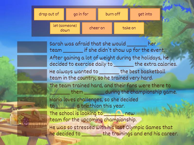 Focus 3 (unit 2.1 Phrasal Verbs dictation) - Match up