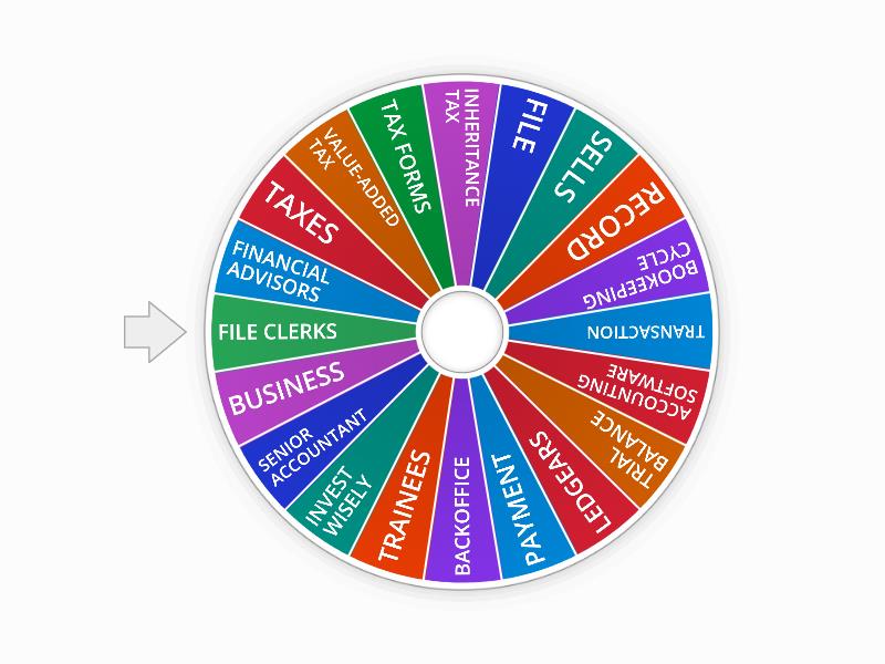 ACCOUNTING ROULETTE - Spin the wheel