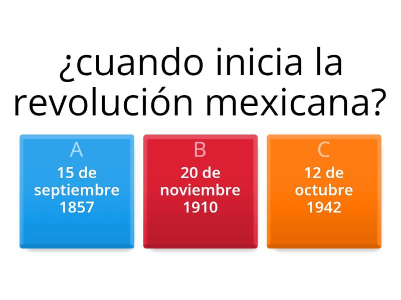 Acontecimientos Historicos Relevantes Quiz