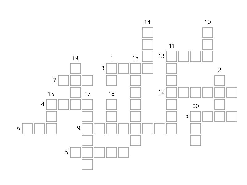 Simple Past Tense Crossword 2145