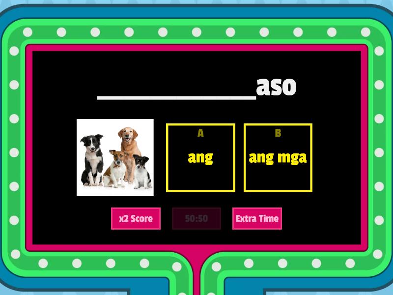 Ang at Ang mga, Kay at Kina - Gameshow quiz