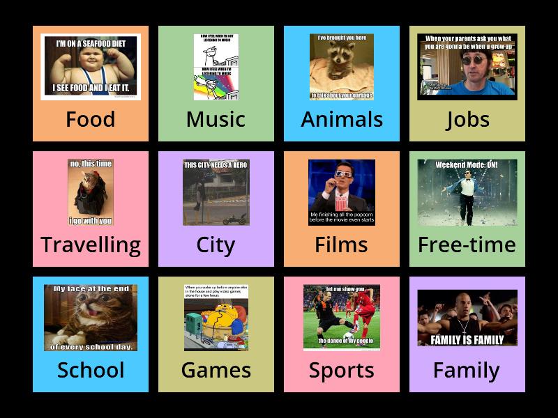 Categories_Make a statement in Present Simple - Flip tiles