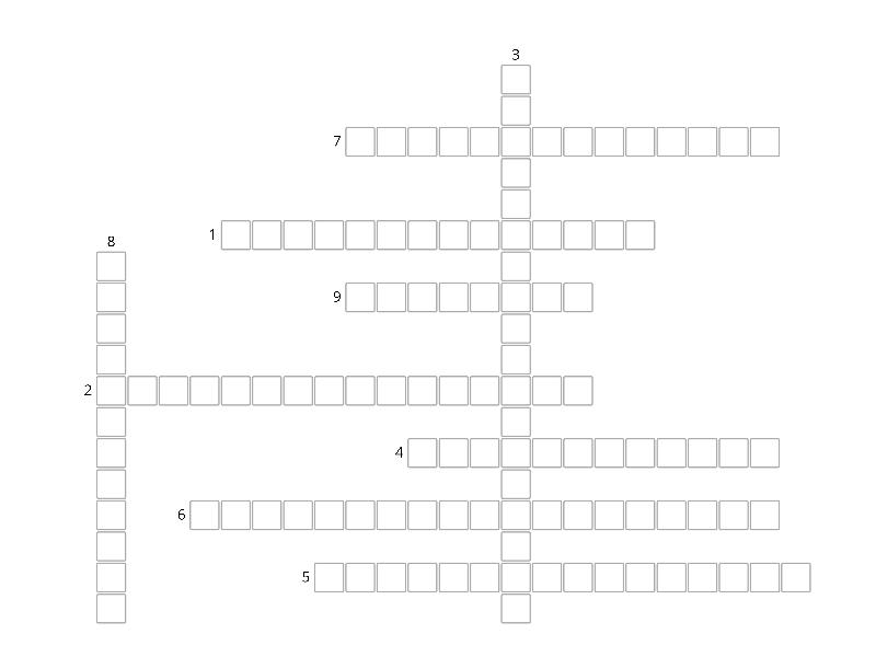 Unlock 3 - Unit 5 & 6 - Revision - Crossword