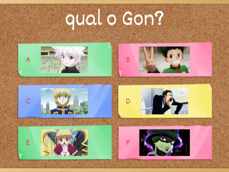 De Hunter X Hunter Quiz