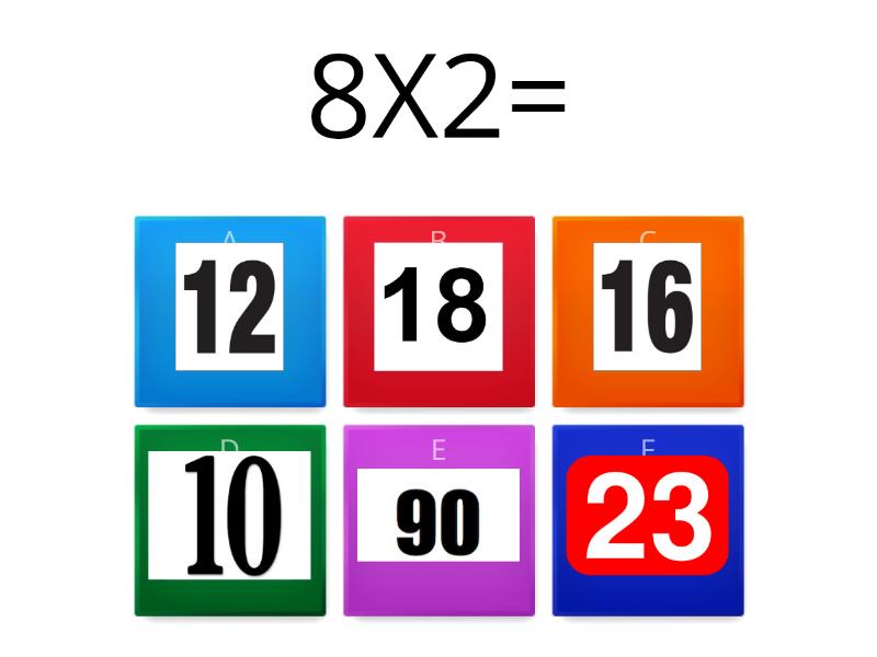 MULTIPLICACION - Quiz