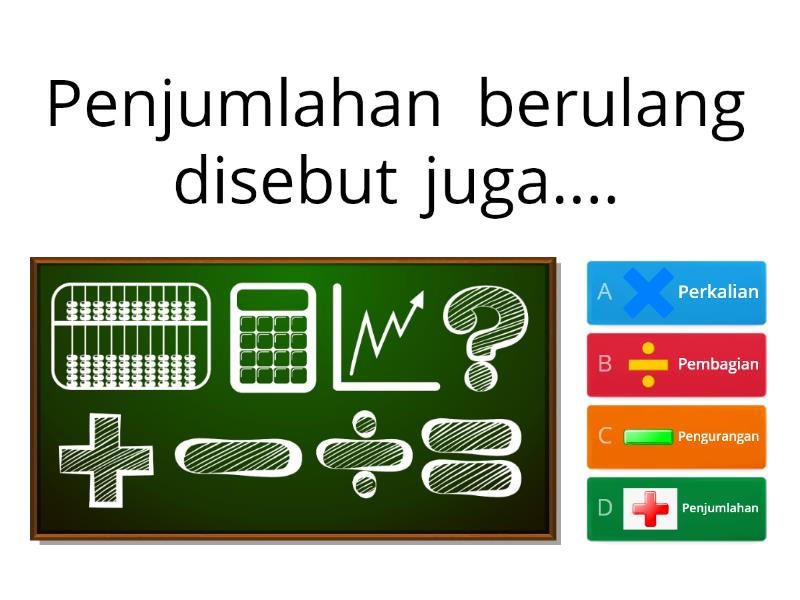 ES Perkalian Dan Pembagian Kelas 2 - Quiz