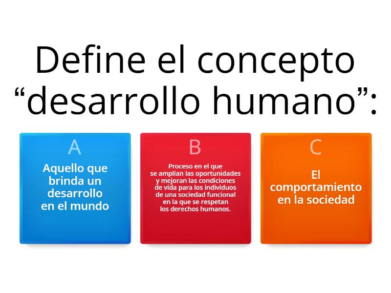 DESARROLLO HUMANO - Quiz