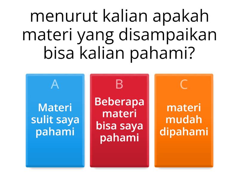 Lembar Refleksi Siswa Pada Materi Smarthome - Quiz