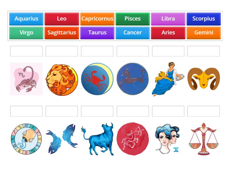Zodiac Signs - Match up