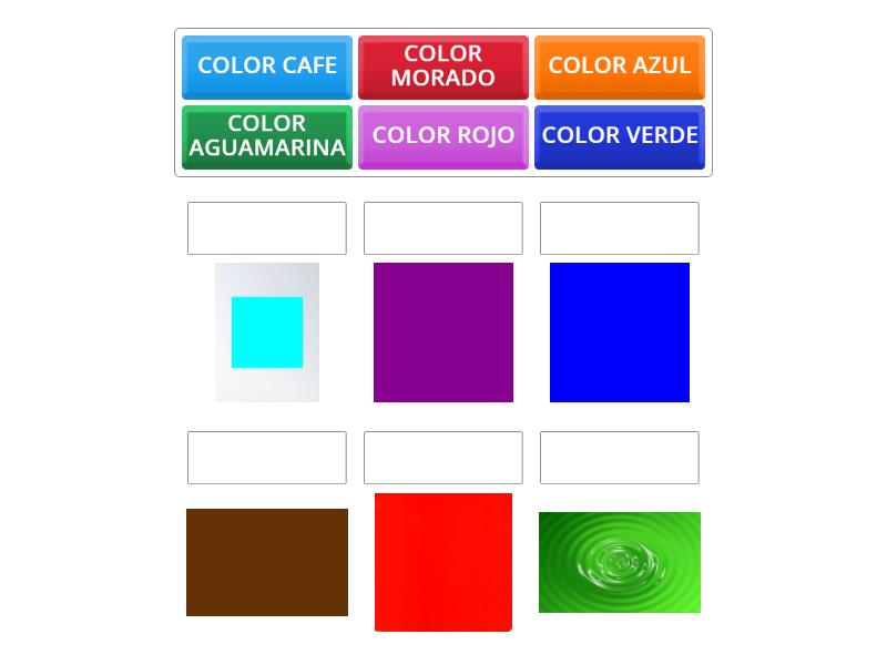 RECONOCIMIENTO DE COLORES - Match up