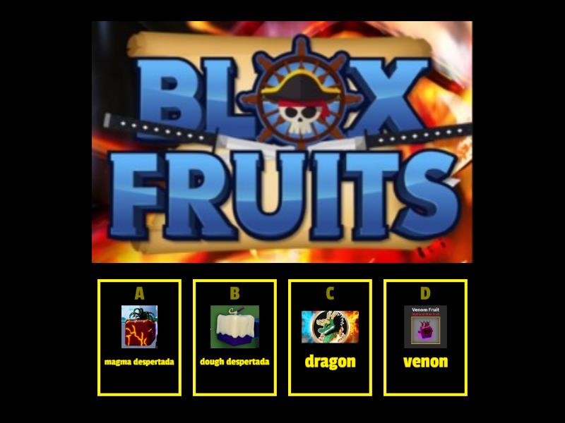 Quiz Blox Fruits - Cuestionario