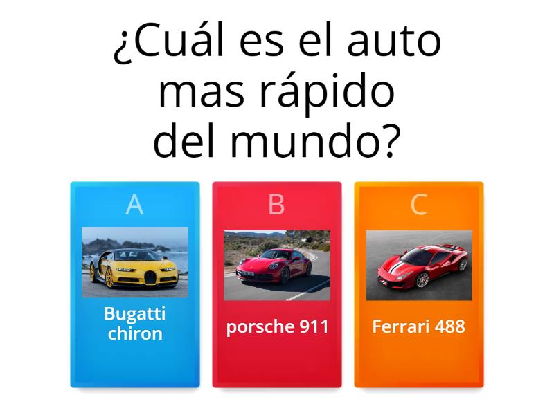 cuestionario de autos - Quiz