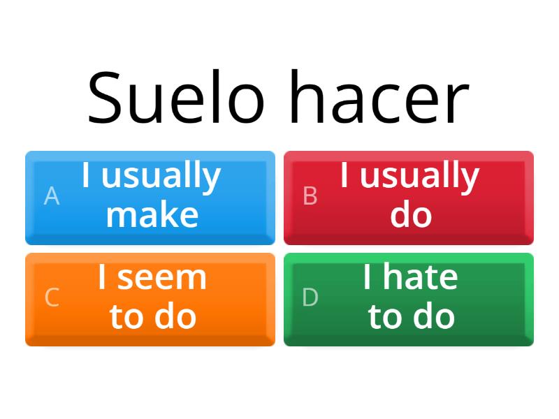 Infinitive phrases GCSE Spanish - Quiz