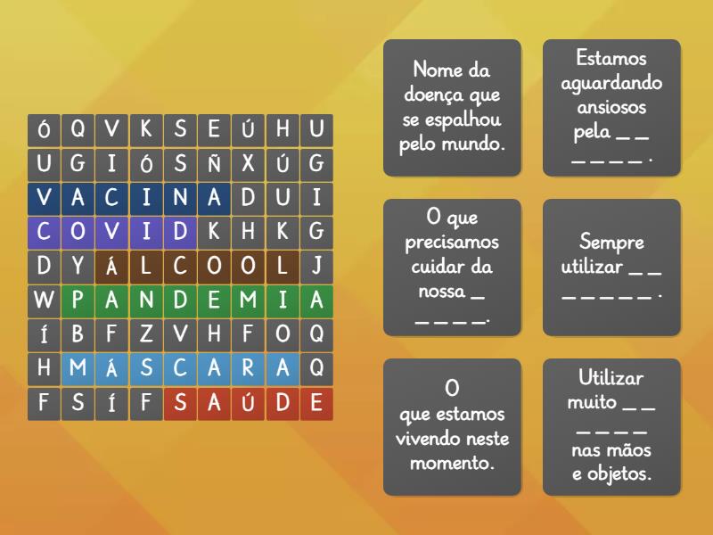 Palavras ocultas - Wordsearch