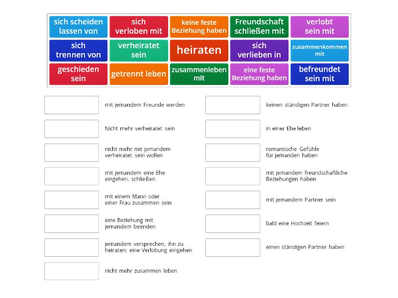 Wortschatz: Freundschaft Und Liebe. Lektion 7. Sicher Aktuell B2.1 ...