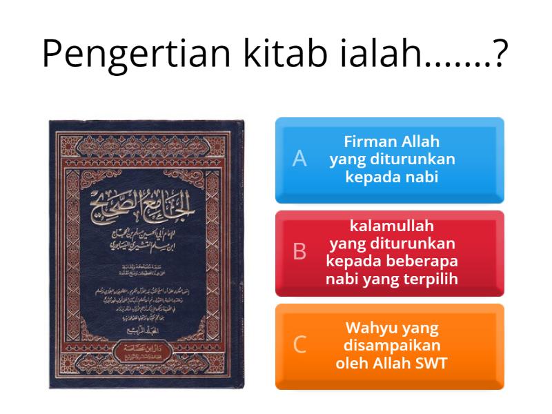 Beriman Kepada Kitab - Quiz