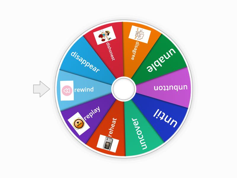 5.4 Spelling - Spin the wheel