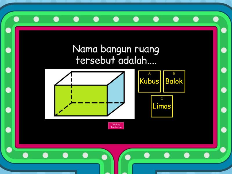 Latihan Soal Bangun Ruang - Gameshow Quiz