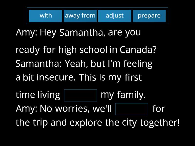 Studying Abroad: Script - Missing word