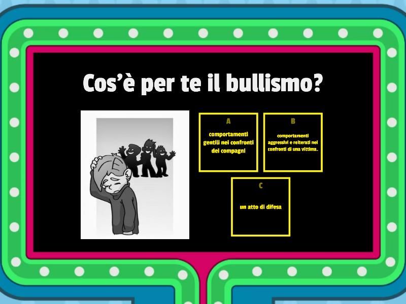 Empatia Inclusione E Bullismo - Gameshow Quiz