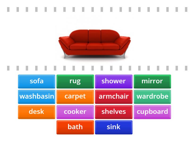 Copy Of SO_Elementary_U4.1_Vocabulary, Furniture - Find The Match