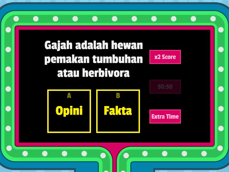 Quizz Fakta Atau Opini - Gameshow Quiz