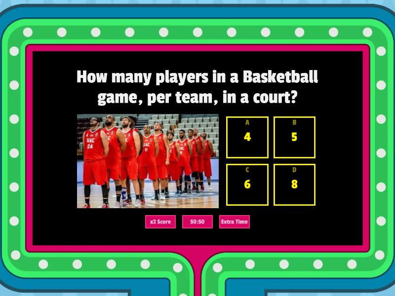 Basketball Quiz Gameshow quiz