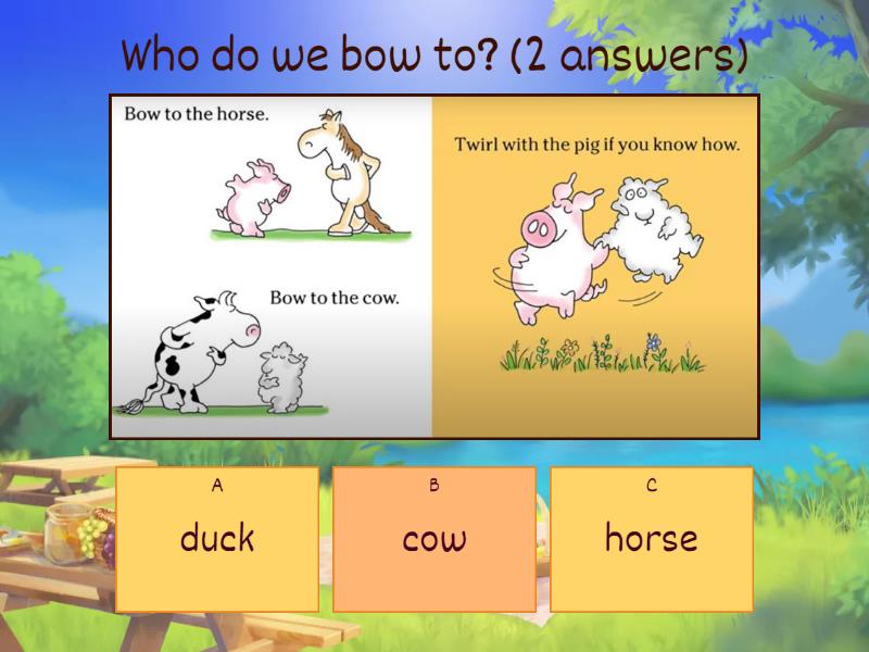 : Barnyard Dance - Quiz