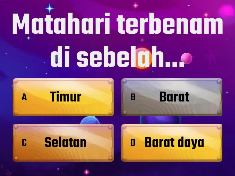 Kuis Rotasi Bumi - Quiz