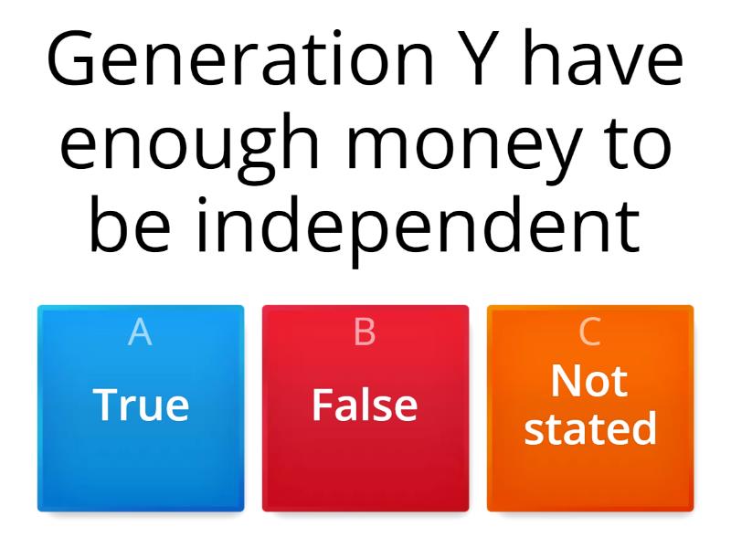 Generation x y z Quiz