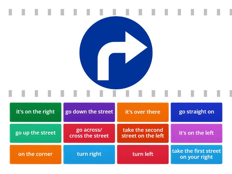 Giving directions - Find the match