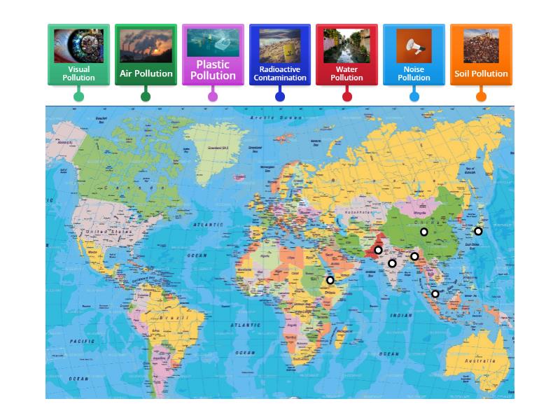 Which country makes the most pollution of the said so type labelled