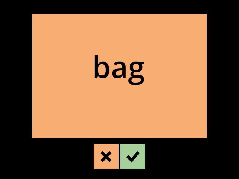 Letter B - Flash Cards