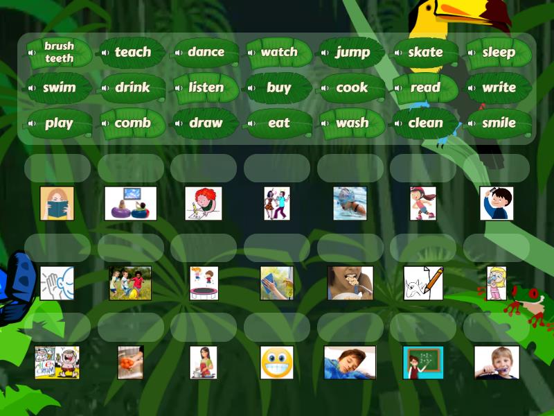 COMMON VERBS - Une las parejas