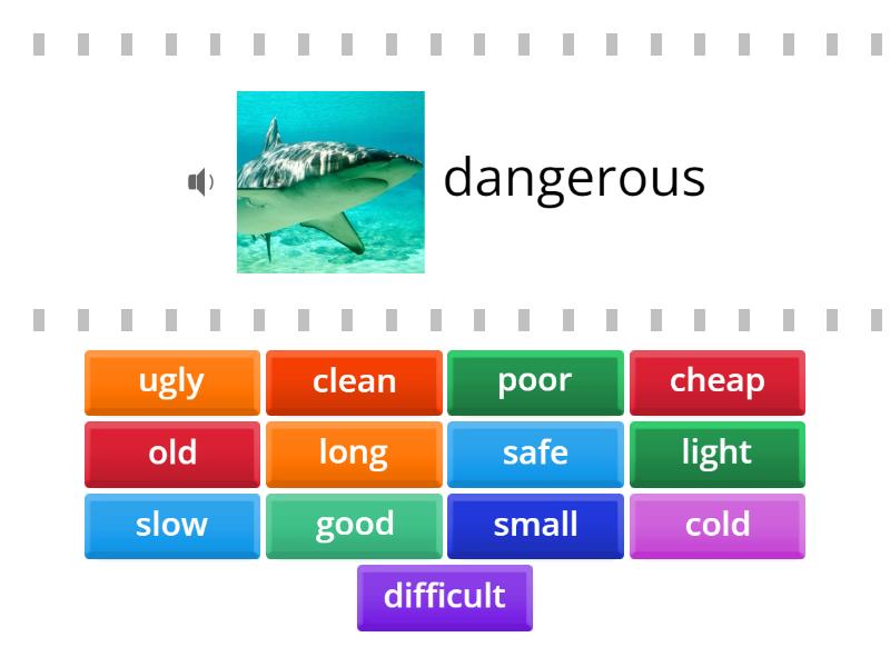 EF elementary 2B Adjectives - Find the match