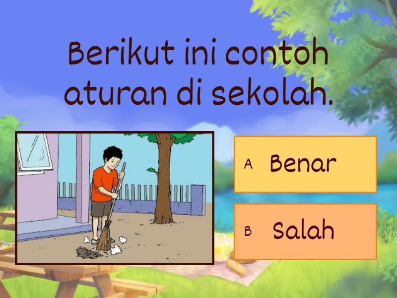 Aturan Di Rumah Dan Sekolah - Quiz