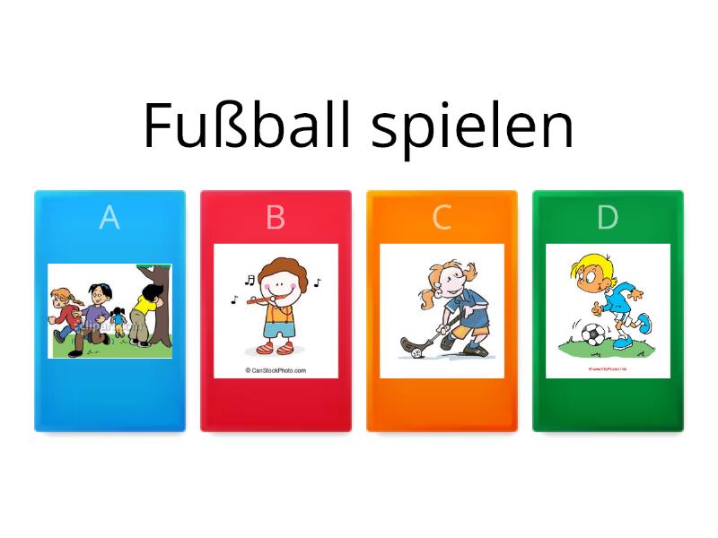 Verben Mit Spielen- - Quiz