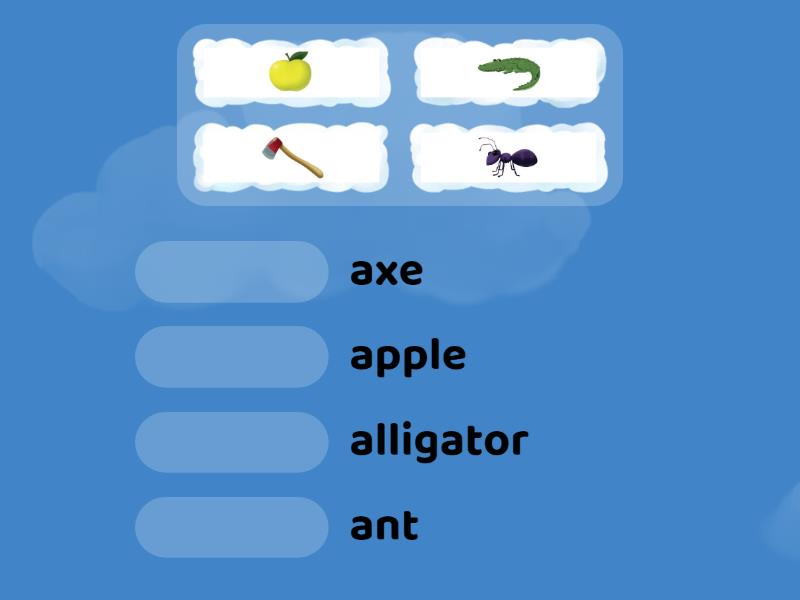 Oxford Phonics Letter Aa - Match up