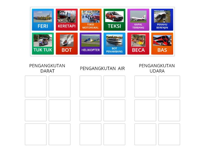 MENGENAL PENGANGKUTAN AWAM - Group Sort