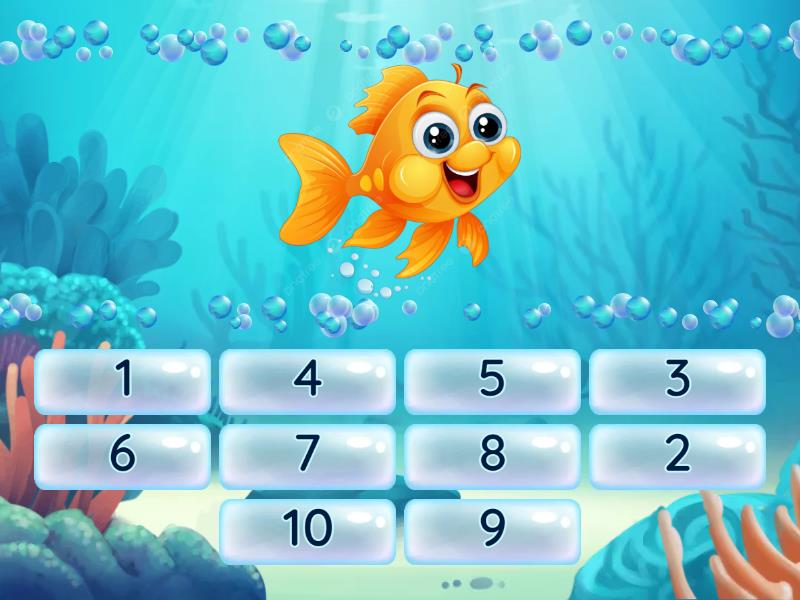 ¡Cuenta los peces que hay en el mar! - Find the match