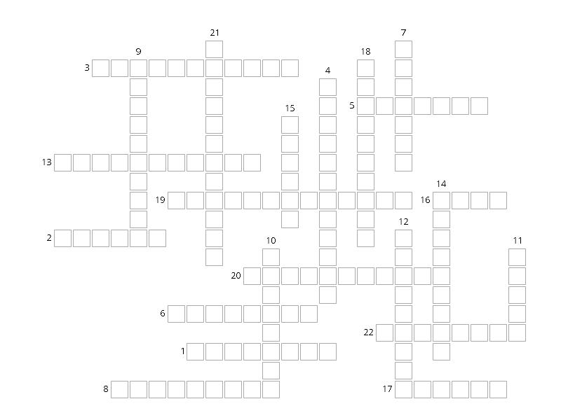 EL RETRATO DE DORIAN GRAY - Crossword