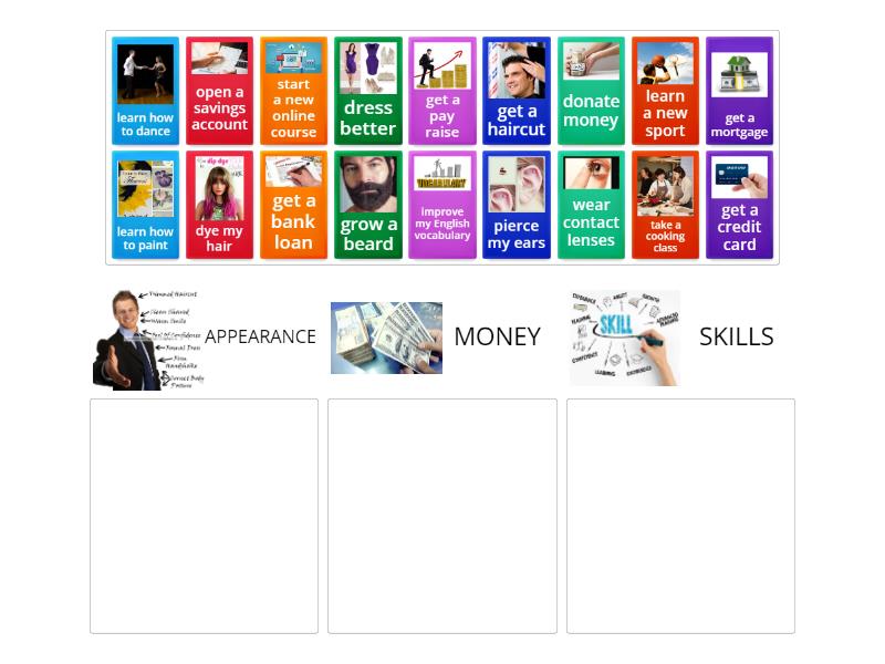 UNIT 16 WORD POWER CHART Ordenar por grupo