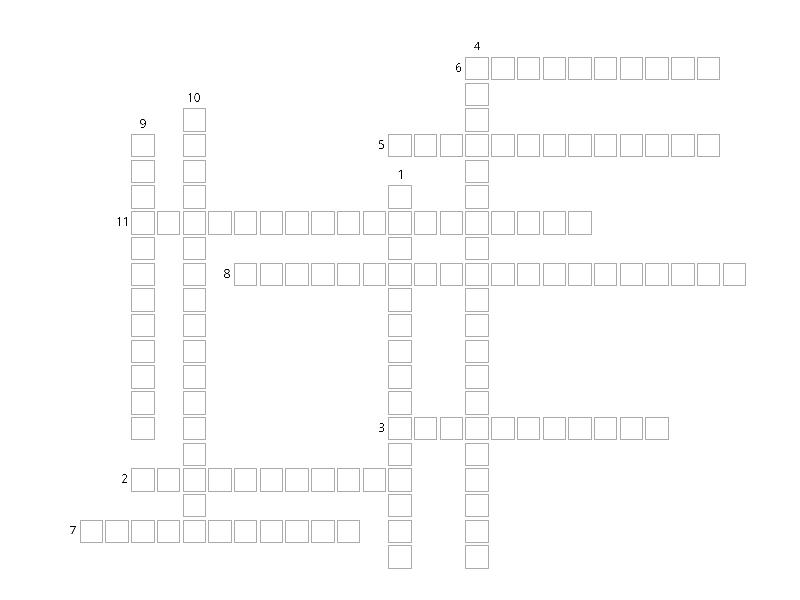 Crucigrama Pasatiempos De Niño - Crossword