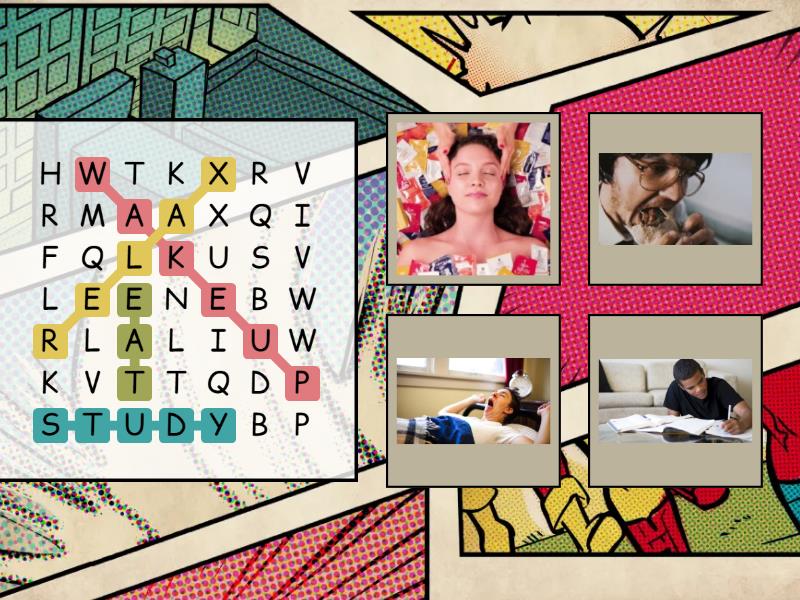 Daily routine - Wordsearch