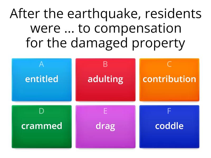 C1 Revision Classes 1-2 - Quiz