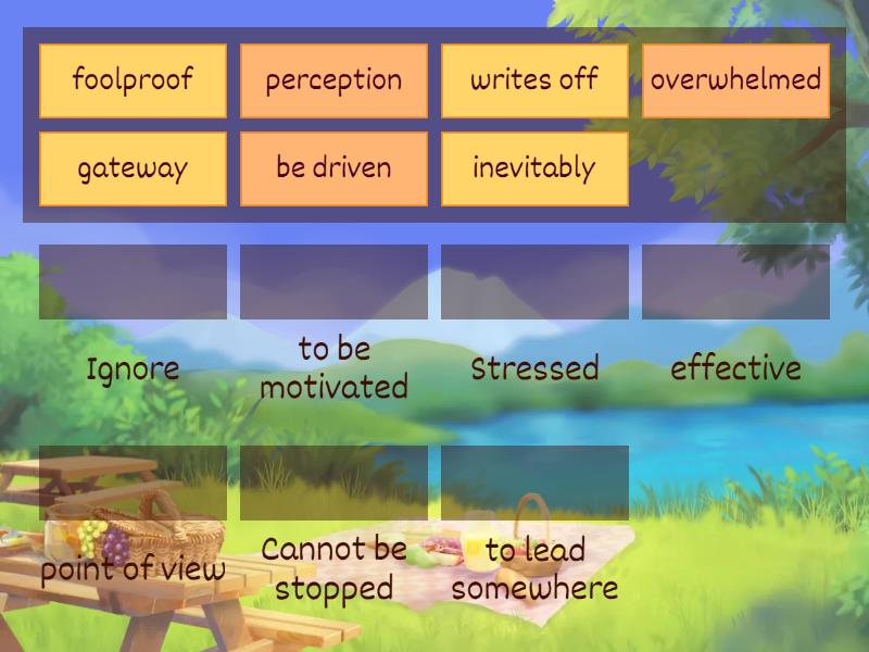 Trends and fads: Vocabulary - Match up